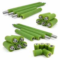 Rodillo de Silicona Industrial Personalizado, Resistente al Desgaste, Rueda Transportadora, Piezas de Maquinaria, Rodillo de Goma de Silicona