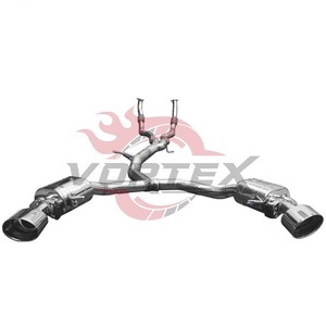 ท่อไอเสียแบบ Catback สเตนเลสสตีล Vortex Bolt-on พร้อมท่อหน้า สำหรับ Audi RS5 B9 2.9T ปี 2019-2025 แบบมีวาล์ว - Product Image 4