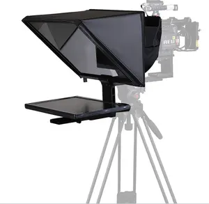 FACTORY SUPPLY Wider HD Display Prompter 22 inch broadcasting studio teleprompter for Speech and Press conference