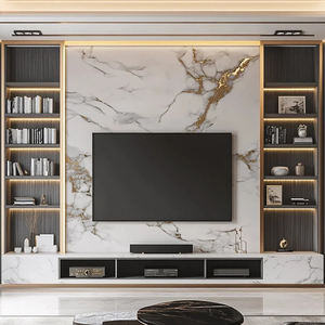 Lambrin feuille de marbre <span class=keywords><strong>PVC</strong></span> UV très brillante à bon prix de gros pour la décoration intérieure de la salle de bain et de la cuisine - Product Image 2