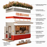 Conteneur Pop-up 20 pieds Direct Usine : Café, Cuisine, Restaurant et Boutique Modifiés à Partir de Conteneurs Maritimes pour Ferme – En Vente