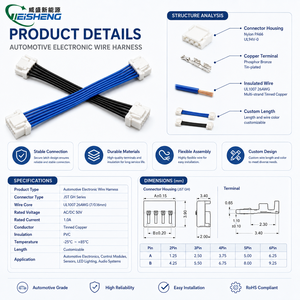 โรงงานผลิตชุดสาย<span class=keywords><strong>ไฟ</strong></span>แบบกำหนดเอง OEM ODM สำหรับอุปกรณ์ยานยนต์ - Product Image 3