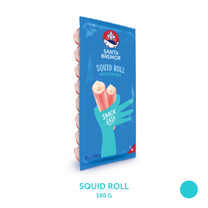 Rouleau de calmar au fromage Santa Bremor 180 g, produit surimi, vente en gros auprès du fabricant - Product Image 1