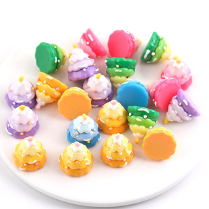 Ornements de Noël en résine, couleur dégradée, forme irrégulière, décorations artisanales DIY pour la décoration des fêtes - Product Image 1