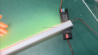 Lampes LED pour armoire, design moderne, longueur personnalisée, lumière blanche neutre chaude, capteur de mouvement PIR intégré, suspension suspendue, vêtements