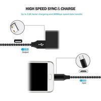 Kabel Data Micro USB 2021 Braided V8 20cm 1m 1.5m 2m 5m Pengisian Daya