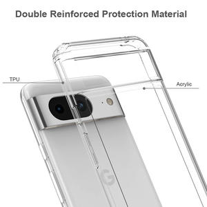 <span class=keywords><strong>Coque</strong></span> antichoc entièrement transparente pour Google Pixel 8 7a 6a 7 6 Pro 5a 5 5G Anti-chute tendance nouvelle couverture souple coques arrière de téléphone - Product Image 5