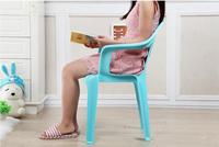 Chaise en plastique, chaise en plastique, bon marché, empilable, PP, extérieur, jardin, chaises blanches