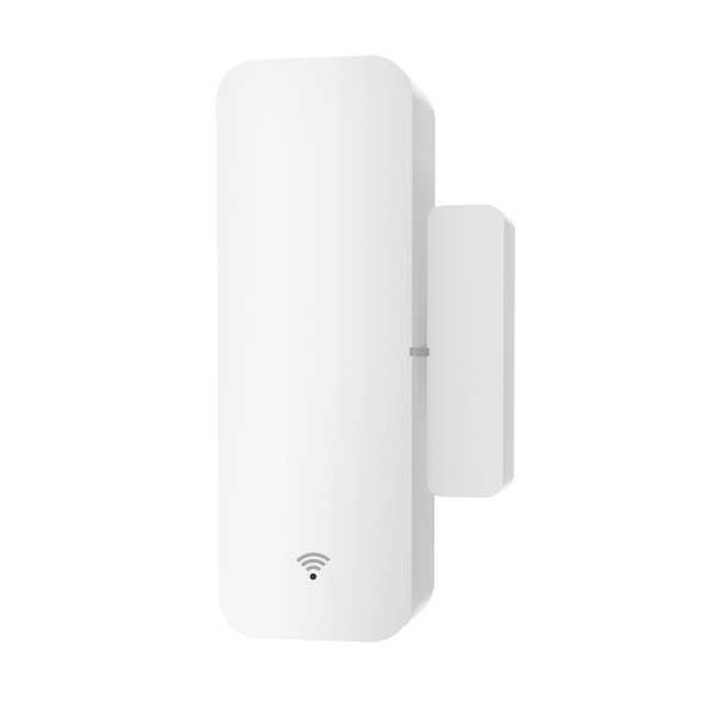 LEDEAST D06 Home Automation Smart Devices 2.4G WiFi Tuya Smart Magnetic Door Window Sensor Switch With Remote Monitoring