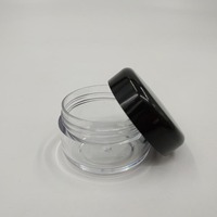 Petits pots en plastique NH H PS avec couvercles, pots transparents en plastique PET pour crème pour le visage, couvercles en plastique, contenants cosmétiques pour maquillage