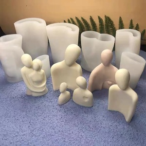 Stampo per candele per coppie abbraccio tra loro stampo per forme stampo per corpo in Silicone 3D per candele che fanno candele per coppie - Product Image 5