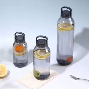 Nouvelle arrivée, bouteille d'eau en verre borosilicate personnalisable de 500 ml/900 ml, bouteille de sport portable avec poignée et couvercle, pour café, jus, sans BPA - Product Image 5