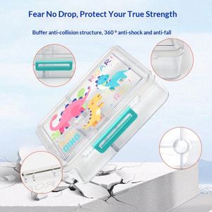 Tritan Transparent Thickened Multi-Functional Portable <b>Lunch</b> <b>Box</b> Vacuum Sealed Non-Slip <b>Compartment</b> Cartoon Design Food Grade - Product Image 4