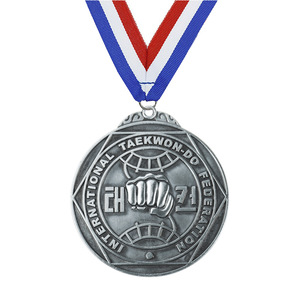 เหรียญกีฬาเทควันโด วอลเลย์บอล ฟุตบอล ฮอกกี้ ซอฟต์บอล แบบกำหนดเอง พิมพ์ลาย 3 มิติ ด้วยเทคนิคเคลือบอ่อนด้วยแสงยูวี บนเหรียญโลหะ - Product Image 6