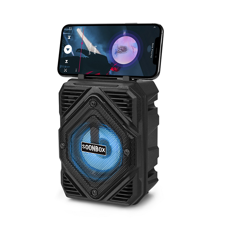 Wireless Microphone Karaoke BT Speaker Bass Amplified Sound Box With Usb