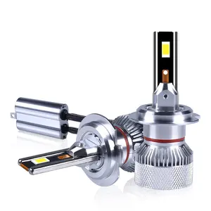 Good Quality 55w High Power Universal Mini Car Led Headlight Bulbs Aluminium Alloy 18000lm Super Bright 12-24v Auto Headlamp