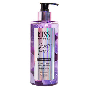 Gel douche parfumé Kiss My Body Sweet Poison, senteur irrésistible, 380 ml. pour un nettoyage en profondeur infusé d'un parfum inoubliable - Product Image 2