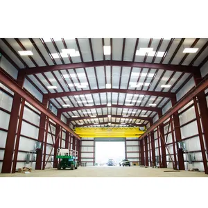 Low Cost Prefabricated Light Steel Structure Industrial Shed Buildings Warehouse With Construction