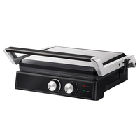 Aifa 4 tranches Gril électrique avec plaques détachables Gaufrier Sandwich Panini Press Contact grill 2200W plaques interchangeables