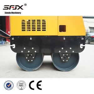 รถบดถนนแบบสั่นสะเทือน Changfa Engine แบบสองลูกกลิ้ง ขับเคลื่อนด้วยระบบไฮดรอลิก - Product Image 3