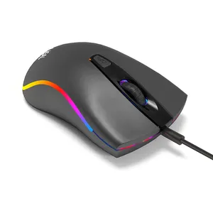 גבוהה באיכות ארגונומי USB Wired אופטיקה מחשב עכברים זוהר צבע ליניארי עם תאורה אחורית מחשב נייד שולחן העבודה משרד משחקי עכבר