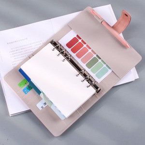 Carnet de notes A6 en cuir à feuilles mobiles, planificateur, Logo personnalisé, Journal quotidien, carnet de notes avec porte-stylo, vente en gros, <span class=keywords><strong>2022</strong></span>, 2023 - Product Image 3