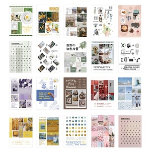 Cute Classic A5 Decorative DIY Block <strong>Stickers</strong> 20 Sheets UV Printed <strong>Journal</strong> Diary <strong>for</strong> School Traveler Article Stationery Supplies - Product Image 2