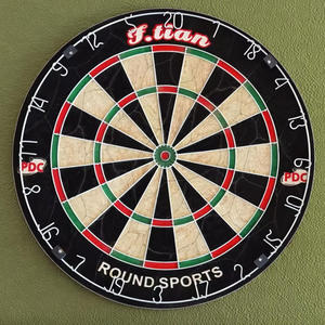 Fotian Professional Juego <span class=keywords><strong>de</strong></span> dardos <span class=keywords><strong>de</strong></span> fibra <span class=keywords><strong>de</strong></span> 18 pulgadas Soporte <span class=keywords><strong>de</strong></span> Diana <span class=keywords><strong>de</strong></span> alambre redondo <span class=keywords><strong>de</strong></span> <span class=keywords><strong>paja</strong></span> <span class=keywords><strong>de</strong></span> color natural personalizado - Product Image 3