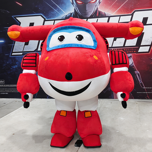 Disfraz Inflable <span class=keywords><strong>de</strong></span> Jet <span class=keywords><strong>de</strong></span> Dibujos Animados para Niños, Traje Inflable <span class=keywords><strong>de</strong></span> Avión Rojo para Adultos, Cosplay <span class=keywords><strong>de</strong></span> Halloween, Eventos <span class=keywords><strong>Infantiles</strong></span> - Product Image 1