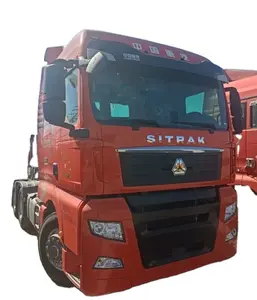 Tốt giá trị Trailer đầu sinotruk HOWO Heavy Duty 10 bánh xe lốp xe tải Trailer đầu 6x4 340hp 371HP euro2 4 5 máy kéo xe tải