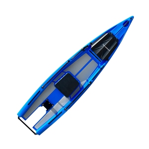 Yak Outdoor 13ft <span class=keywords><strong>Solo</strong></span> Skiff <span class=keywords><strong>Kayak</strong></span> de mer motorisé à grande vitesse avec grande maniabilité de stockage Conception de performance pour le surf - Product Image 5