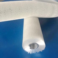 Arbre en acier inoxydable, poils de nylon, 1 pièce, rouleau de brosse à ressort en spirale pour le polissage, ressorts à brosse en carbone