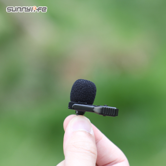 Insta360 X4/ Pocket 3/ Action 3 Camera Accessories Clip-on Lavalier Mini Mic for Video Recording Interviews & Living Performance