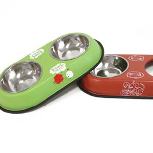 Tazón para Perro Ecológico Lacado de 14 Pulgadas (36 cm), Tazón Elevado Portátil para Comida/Agua para Perros de Talla XL - Product Image 2