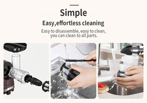 เครื่องคั้นน้ำผลไม้พร้อมส่ง เครื่องสกัดน้ำส้มแบบสกัดเย็น เสียงเบา - Product Image 4