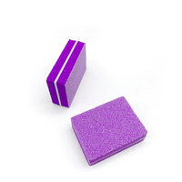 Meilleure Vente : Bloc Polissoir à Ongles Rectangulaire Double Face en Éponge Émeri Écologique, Lime à Ongles Mini Jetable Colorée