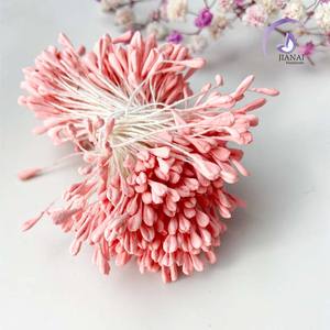 <span class=keywords><strong>Estambre</strong></span> de flores artificiales de 3mm con cabezas dobles para decoraciones de pasteles florales Versátil para la fabricación de flores del Día de San Valentín de Año Nuevo - Product Image 3