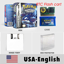 USA sapphire RTC Flash cart box
