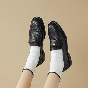 OEM ODM Mocassins tendance en cuir véritable pour femmes fabriqués à la main personnalisés chaussures <span class=keywords><strong>bateau</strong></span> à enfiler chaussures habillées de bureau usine - Product Image 5