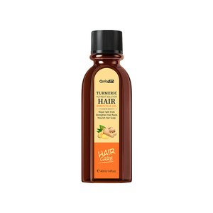 Sérum Capillaire Réparateur au Curcuma et à l'Huile d'Argan Quiyum 40ml – Lisse les Cheveux Secs et Abîmés, Réduit les Frisottis et les Pointes Fourchues - Product Image 1