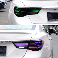Feux de jour à LED séquentiels Plug-and-Play pour voiture, feux arrière LED RGB modifiés pour Toyota Reiz Mark X 2010-2017