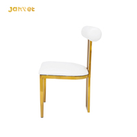 Chaises et tables pour réceptions de mariage, chaises pour salles de banquet, mobilier en acier inoxydable