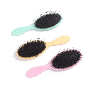 Brocha Hiar de regalo para mujer, brochas mojadas para desenredar con toalla, juego de brochas de maquillaje cosmético profesional, regalo encantador para niñ<span class=keywords><strong>a</strong></span> - Product Image 4