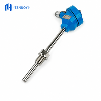 Transmetteur de température intégré antidéflagrant 4-20mA avec capteur PT100 OEM IP66 en acier inoxydable 316L pour zones dangereuses