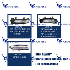 กระจกมองข้างสําหรับT-oyota CAMRY COROLLA YARIS VITZ <span class=keywords><strong>VIOS</strong></span> RAV4 INNOVA PRIUS REIZ HILUXมงกุฎPRADOไฟเลี้ยวไฟสัญญาณ - Product Image 4