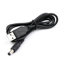 Universal 5V 9V 12V 2464 USB a DC 5,5x2,1mm Cable de alimentación