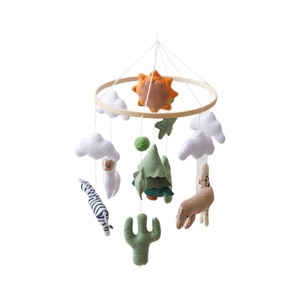 Nouvelle Arrivée Transfrontalière : <span class=keywords><strong>Mobile</strong></span> de Berceau pour Enfants Style Nordique, Thème Monde Solaire et Forestier, Design en Peluche Fait Main, Aucun Assemblage Requis, pour Bébé - Product Image 5