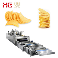 Ligne de production automatique de chips de pommes de terre composées, machine à fabriquer des chips Pringle cuites empilables avec technologie de 4e génération