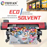 Imprimante éco-solvant automatique de haute qualité à double tête I3200 XP600 pour toile et vinyle, machine à autocollants rouleau-à-rouleau