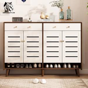 Mueble zapatero de madera para sala de estar, nuevo diseño, estilo moderno, MOQ bajo, personalizable, precio competitivo, suministro directo de fábrica, dropshipping. - Product Image 5